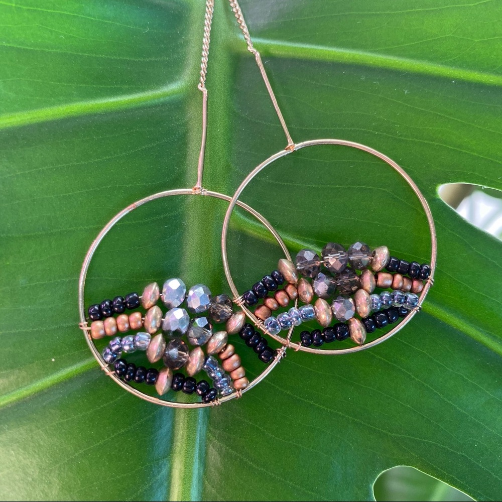 ✨BRAND NEW✨ Beaded Threader Earrings